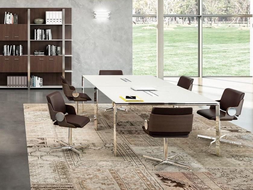 Quadrifoglio Прямоугольный стол для совещаний X7 sun-id-1504870 - Вид №4