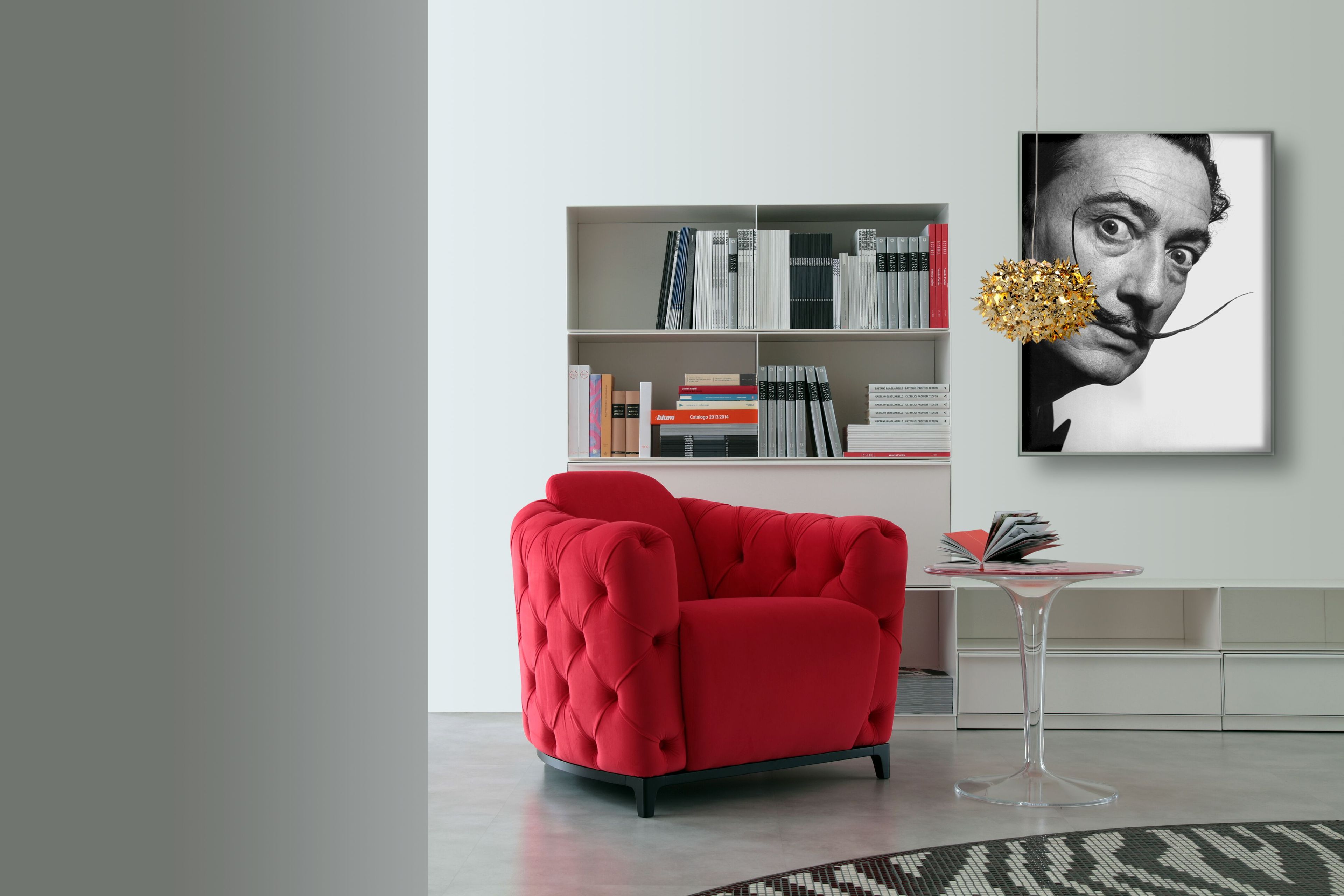 Тканевое кресло с подлокотниками Calia Italia премиум ARCH-00134662 - Вид №2