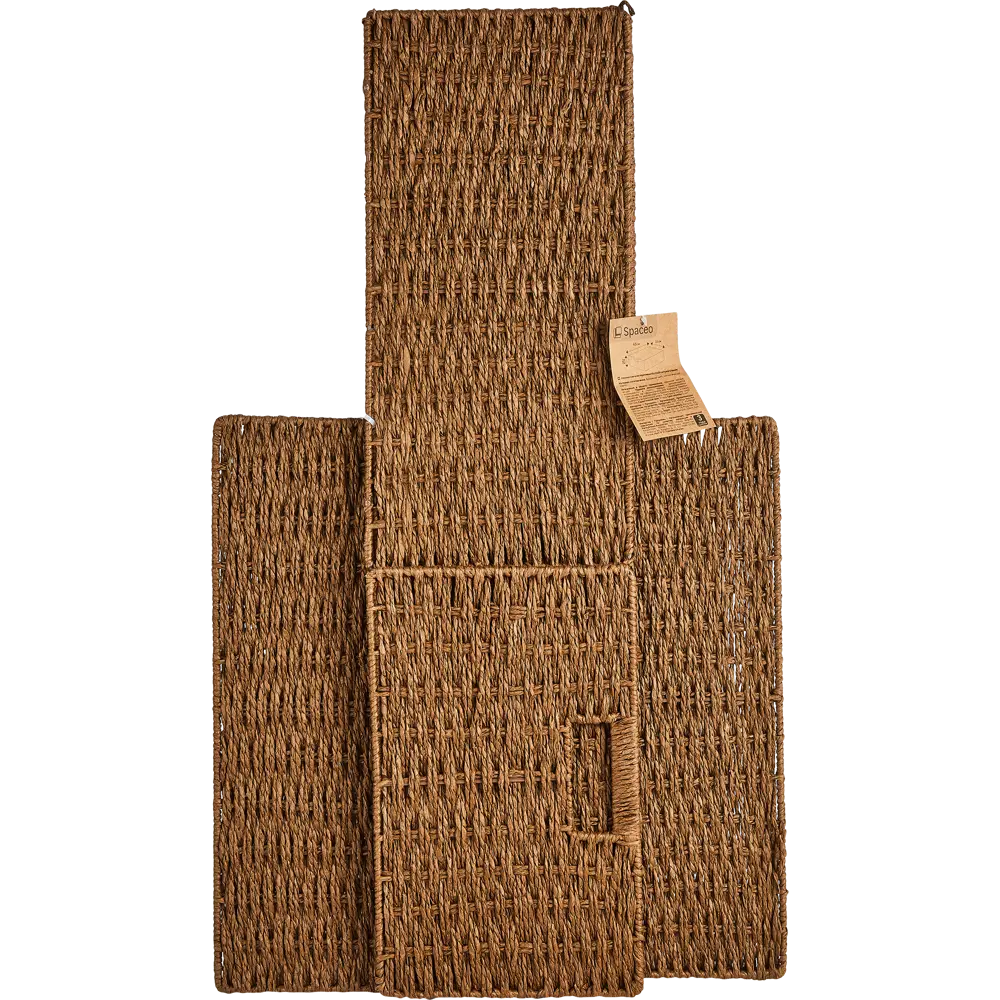 Корзина с крышкой для хранения 45x21x33 см бумага цвет коричневый 89344345 STLM-2003506 SPACEO Kub - Вид №5