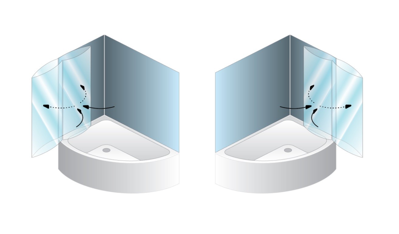 00915 Душевое ограждения на борт вынны Kolpa-San Словения  - Вид №3