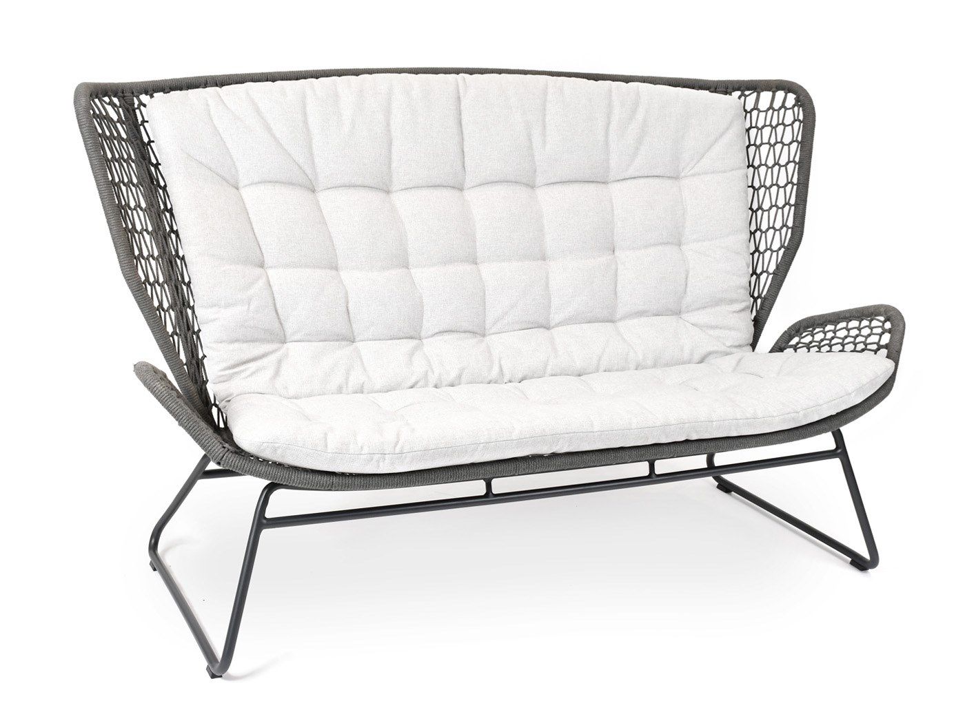 2-местный тканевый садовый диван FISCHER MÖBEL Wing Light ARCH-00056430 - Вид №2