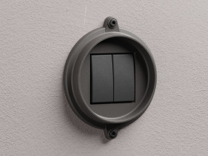 Анодированная алюминиевая пластина для розеток и выключателей