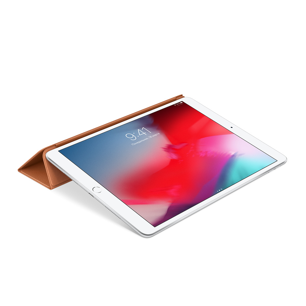MPU92ZM/A Leather smart cover for 10.5 ipad pro - saddle brown Apple Santreyd  - Вид №5
