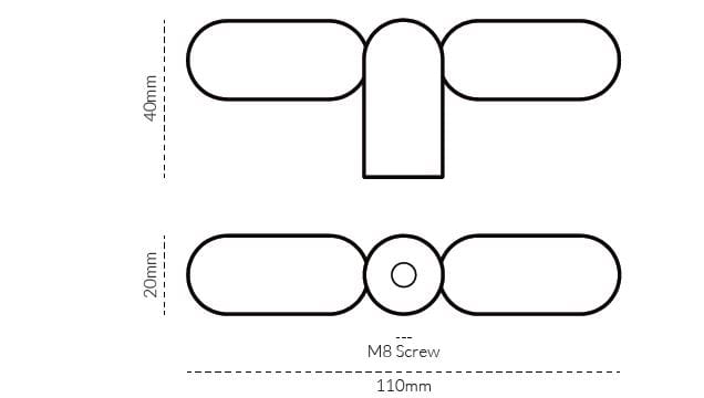 Латунная ручка Lo & Co Interiors Tubby ARCH-00150264 - Вид №6