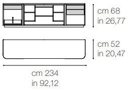 Grilli Комод с распашными дверцами York 711607 - Вид №1