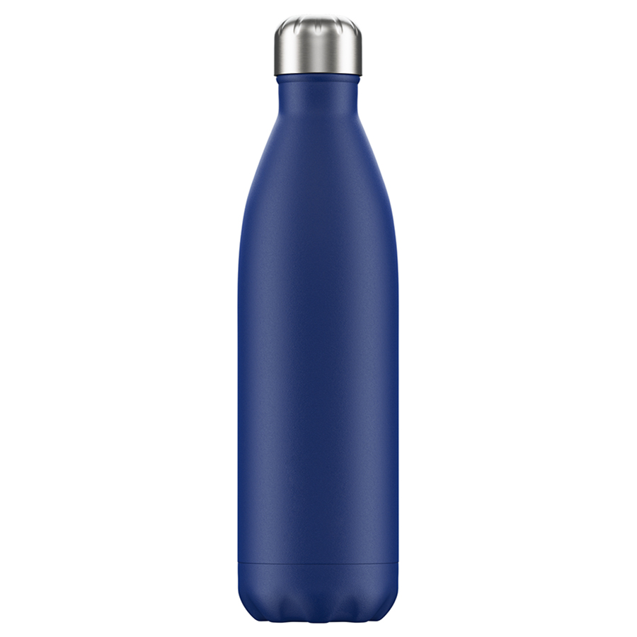 B750MABLU Термос matte, 750 мл, синий Chilly's Bottles  - Вид №1