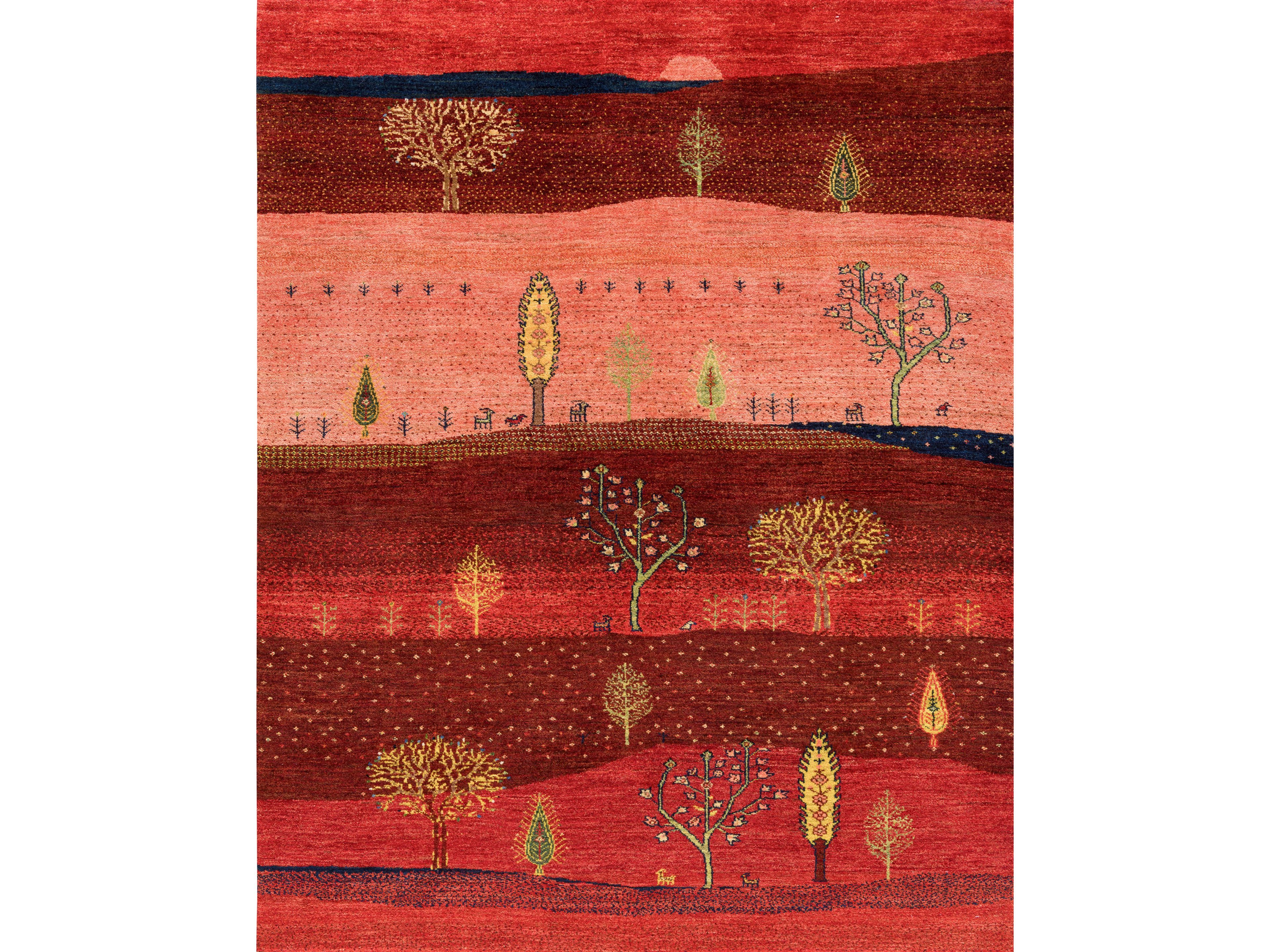 Прямоугольный шерстяной ковер Zollanvari Gabbehs Landscapes ARCH-00075128 - Вид №1