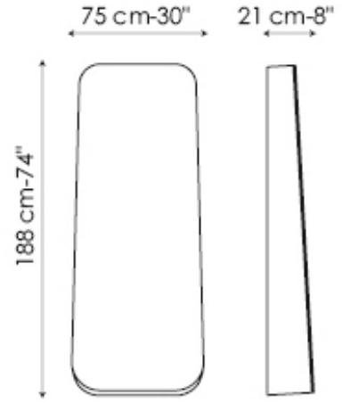 Bonaldo Настенное зеркало sun-id-1423424 - Вид №2