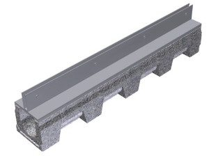 Оцинкованная крышка с центральной прорезью