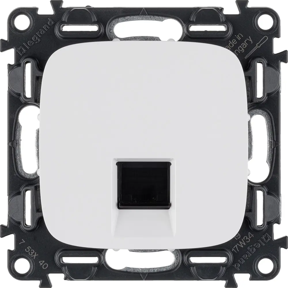 Розетка компьютерная Legrand VLN-A RJ45 CAT5E UTP цвет белый 82169356 STLM-2207223 Valena Allure