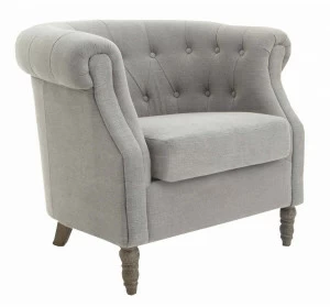 Кресло Lisette серое PUSHA LISETTE 062342 Серый