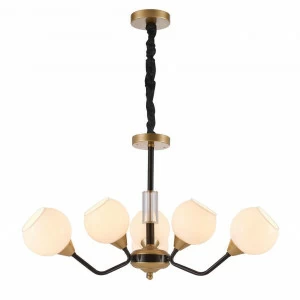 Подвесная люстра Favourite Germen 2550-6P FAVOURITE ДИЗАЙНЕРСКИЕ, GERMEN 337043 Бежевый;золото