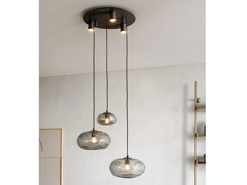 Подвесной светильник из дутого стекла RIFLESSI Nubola ARCH-00028067