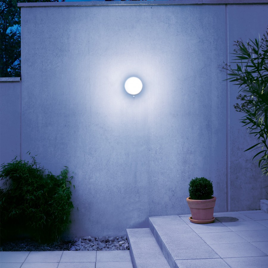 Steinel 670115 white светильник с датчиком движения 84608 - Вид №1