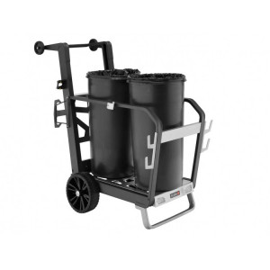 1452 FLORA Уборочная тележка для дворника FLORA Easy Duo для улиц, городских парков, придомовых территориях и загородных участков вместимость 120 л.