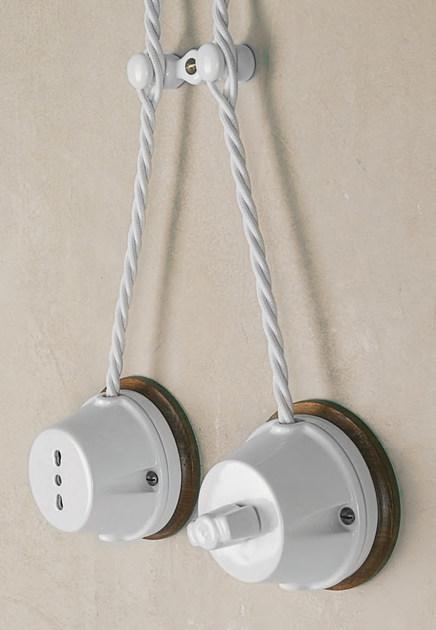 Aldo Bernardi Одиночная керамическая электрическая розетка Polluce sun-id-1502186 - Вид №1