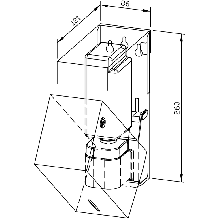 728333 Сенсорный дозатор жидкого мыла WP101e WAGNER_EWAR A-LINE Wagner Ewar  - Вид №1