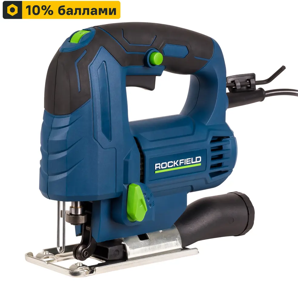 Сетевой лобзик Rockfield RF55JS для точного распила дерева и металла 89366501
