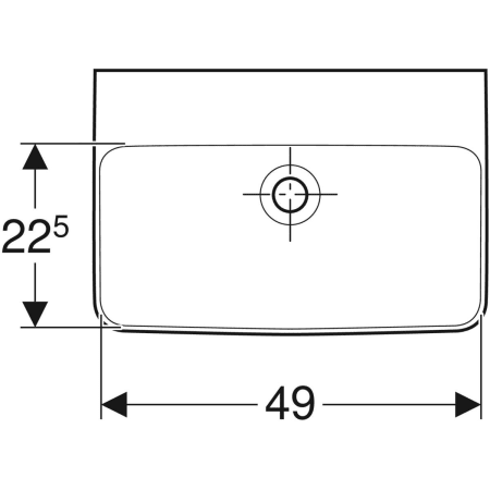 501.715.00.1 Раковина Geberit Renova Compact Geberit  - Вид №18