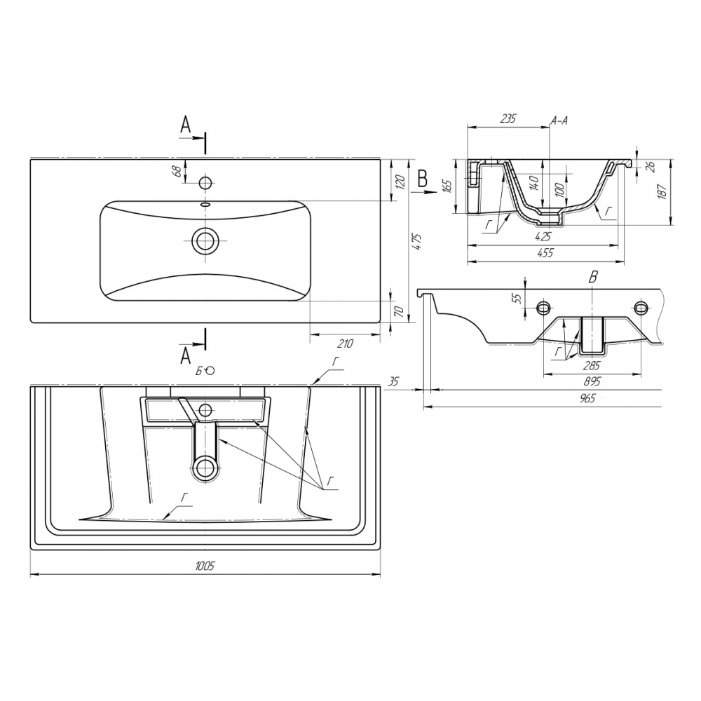 27383 Раковина Dreja  - Вид №1