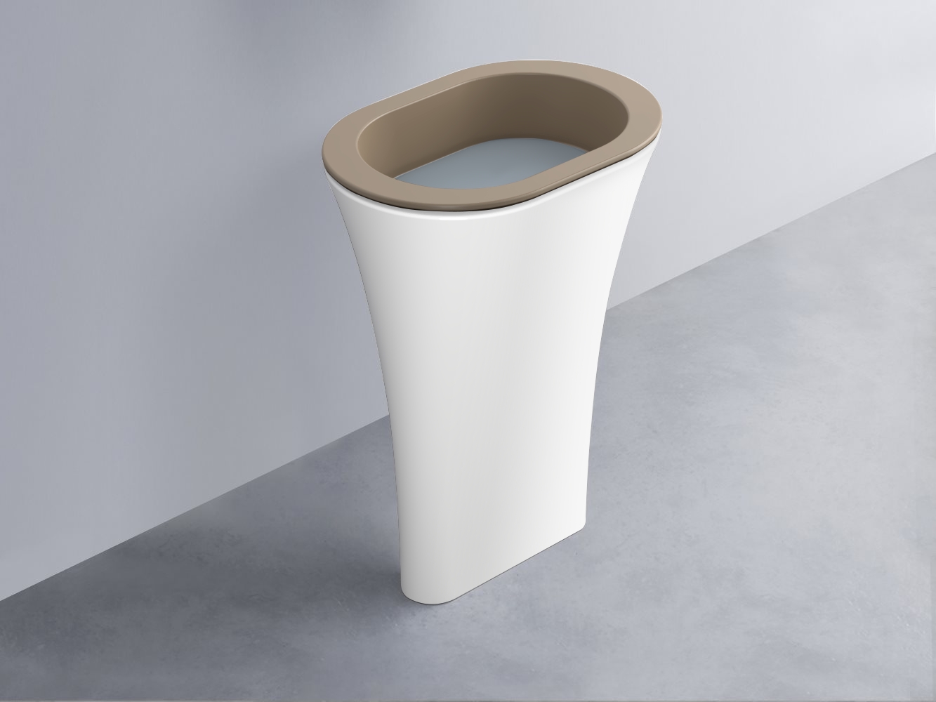 AMLA65-AN+AMPILO-BR+AMCOLO-BL Раковина Amedeo Ovale отдельностоящая cielo Enjoy + Amedeo Ceramica Cielo