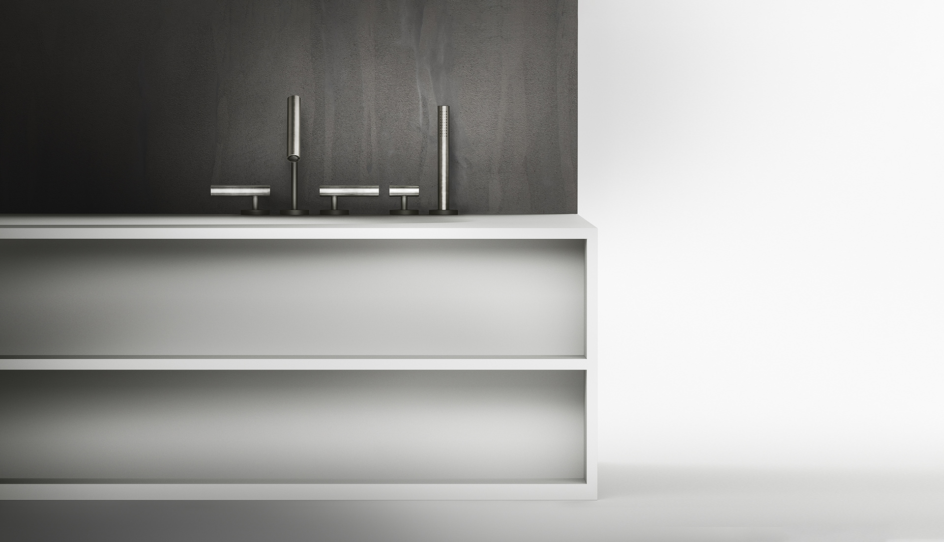 Cilindro Мебель для ванной Falper GF6 Nero - Вид №4