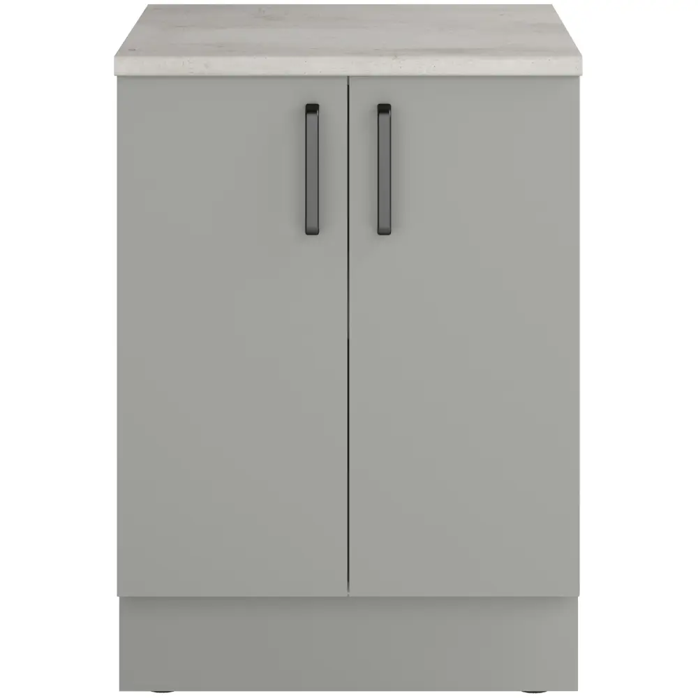 Кухонный шкаф напольный Нарбус 60x85x60 см ЛДСП цвет серый 86578012 STLM-2032514 Santreyd - Вид №13
