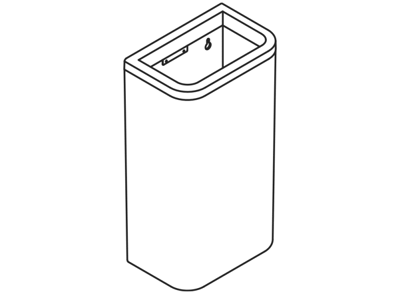 477.05B20198 корзина для бумаг HEWI Neuheiten SAN  - Вид №6