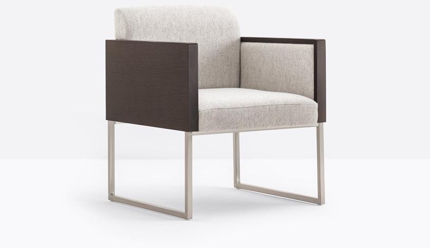 Pedrali Мягкое кресло-санки с подлокотниками Box 741 - Вид №5