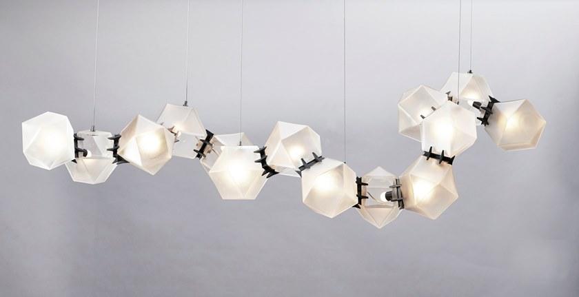 GABRIEL SCOTT Светодиодная подвесная лампа из дутого стекла Welles sun-id-1388442 - Вид №2