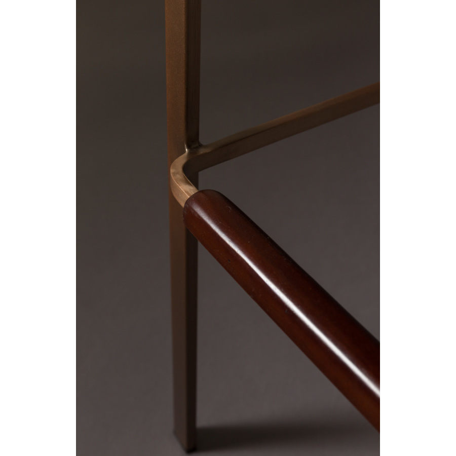 Стул барный Flor оранжевый Dutchbone 1500243 - Вид №6