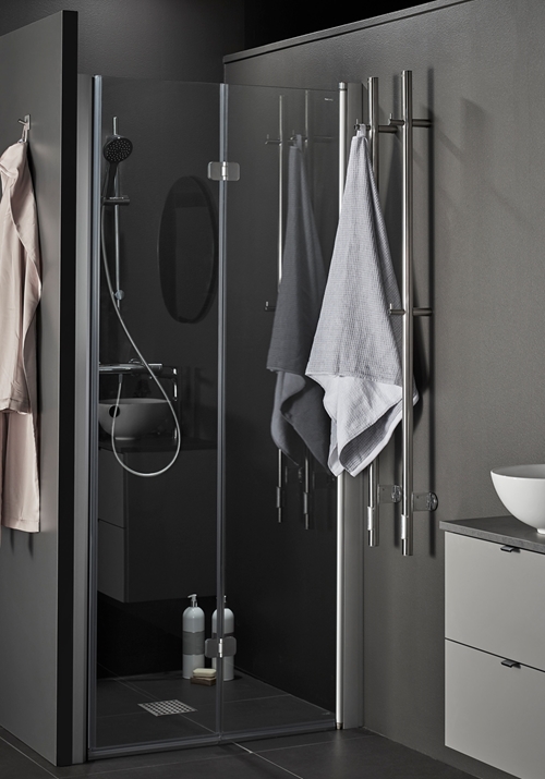 1450610 Душевая Дверь Igloo Pro Vik Niche 75 Clear Glass Hafa Прозрачный  - Вид №3