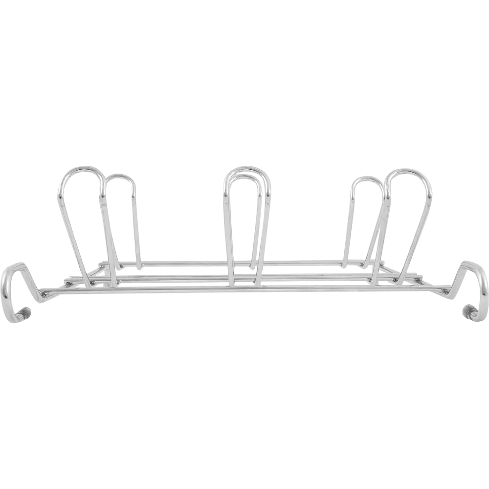 Полка для 6-ти бокалов Delinia 24x10x34 см сталь цвет хром 18255116 STLM-2161175  - Вид №1