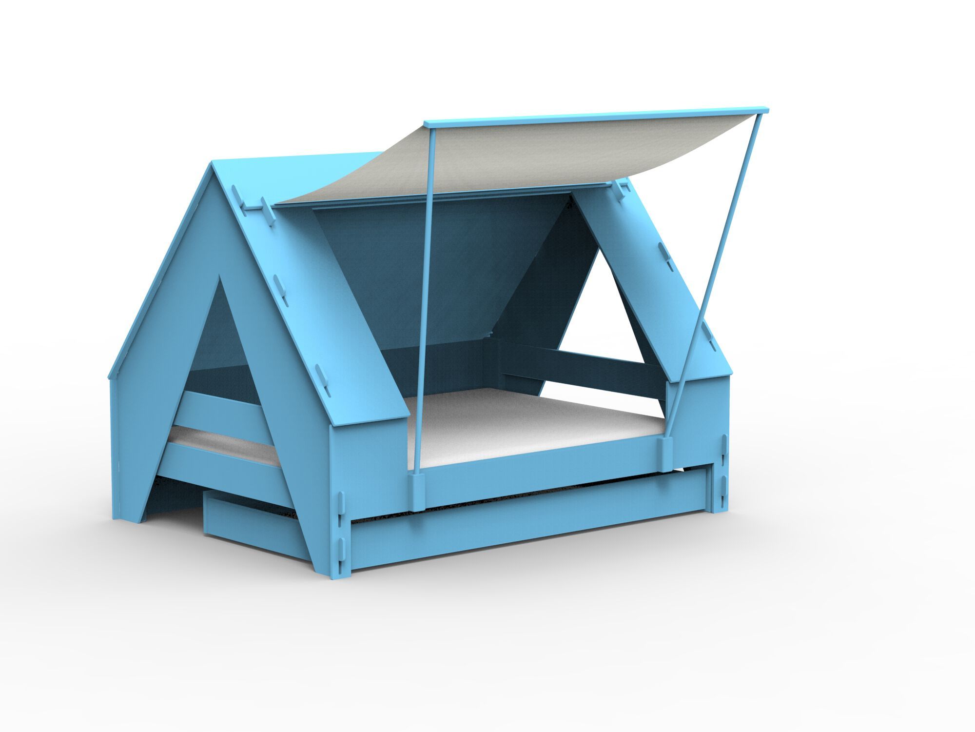 Кровать для занавесок из МДФ Mathy by Bols палатка ARCH-00063792 - Вид №53