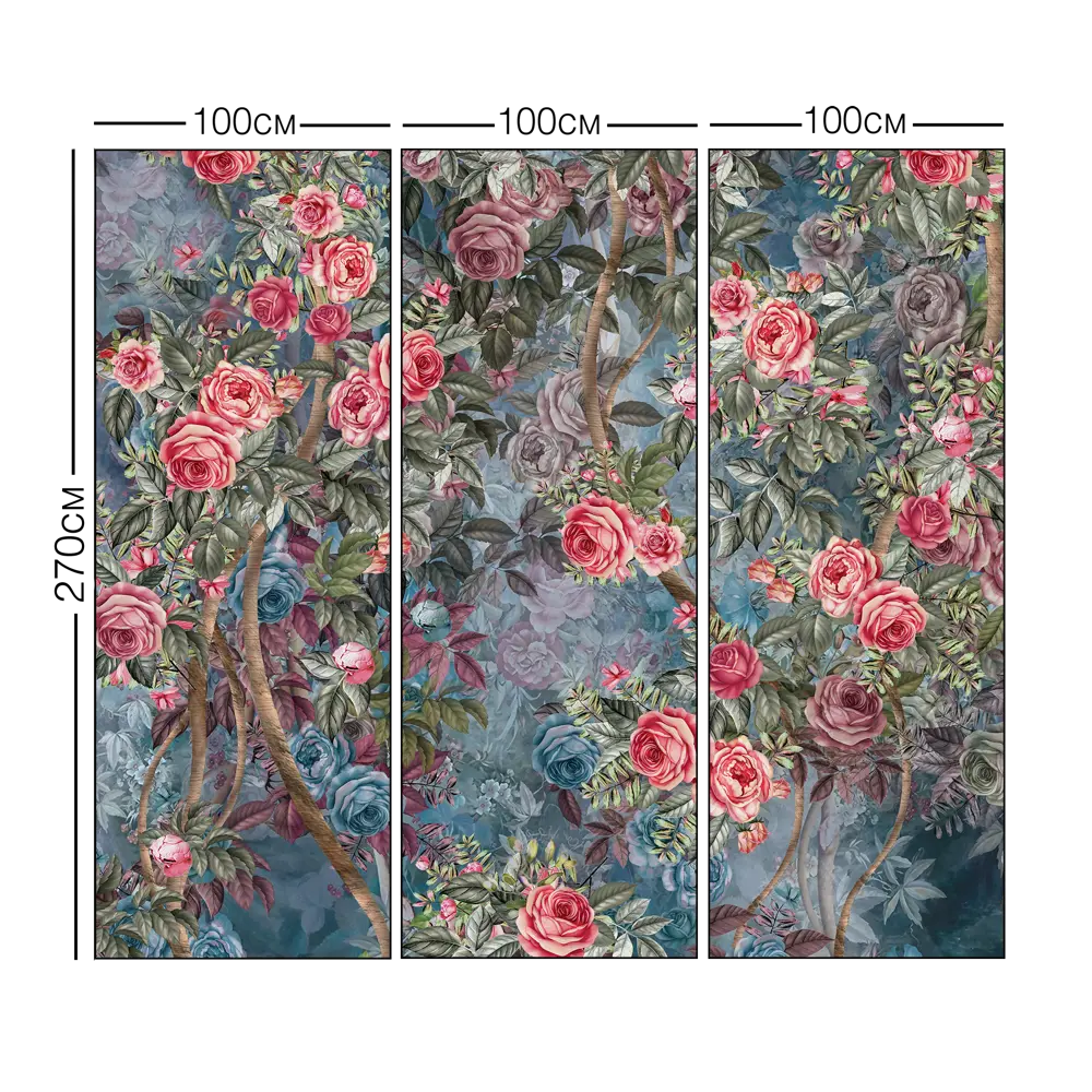 Фотообои Восточная оранжерея флизелиновые, 300x270 см, L13-261 FBRUSH 3D FLIZART STLM-2045063 - Вид №3