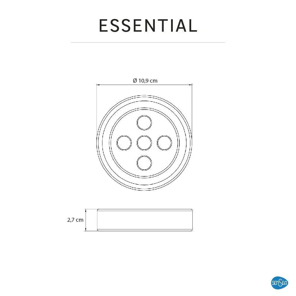 Мыльница SENSEA Essential — элегантный аксессуар для современной ванной 81926406 STLM-0013936 - Вид №4
