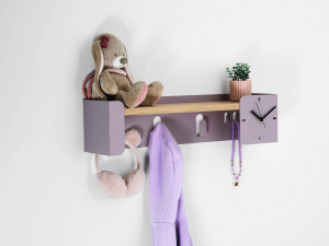 Металлическая полка / вешалка для одежды