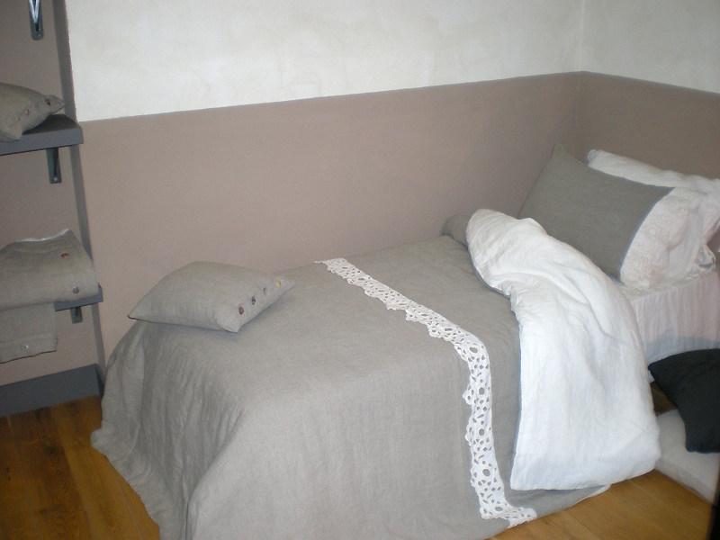 LA FABBRICA DEL LINO Согласованная кровать с вышивкой из льна Decor sun-id-1396889 - Вид №2