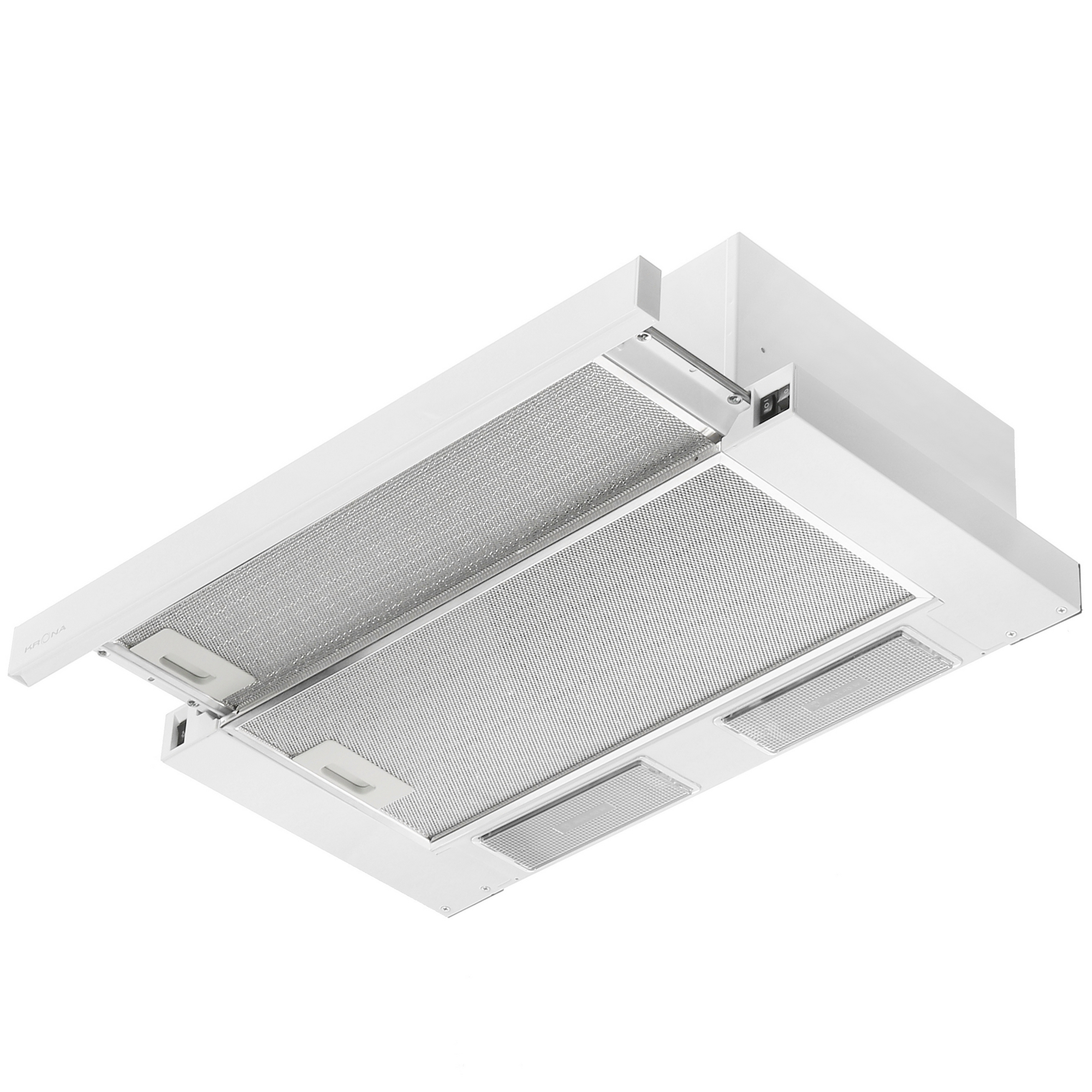 9940315 Вытяжка телескопическая KRONA UNA 600 PB белый/белый STDN-0028831 - Вид №2