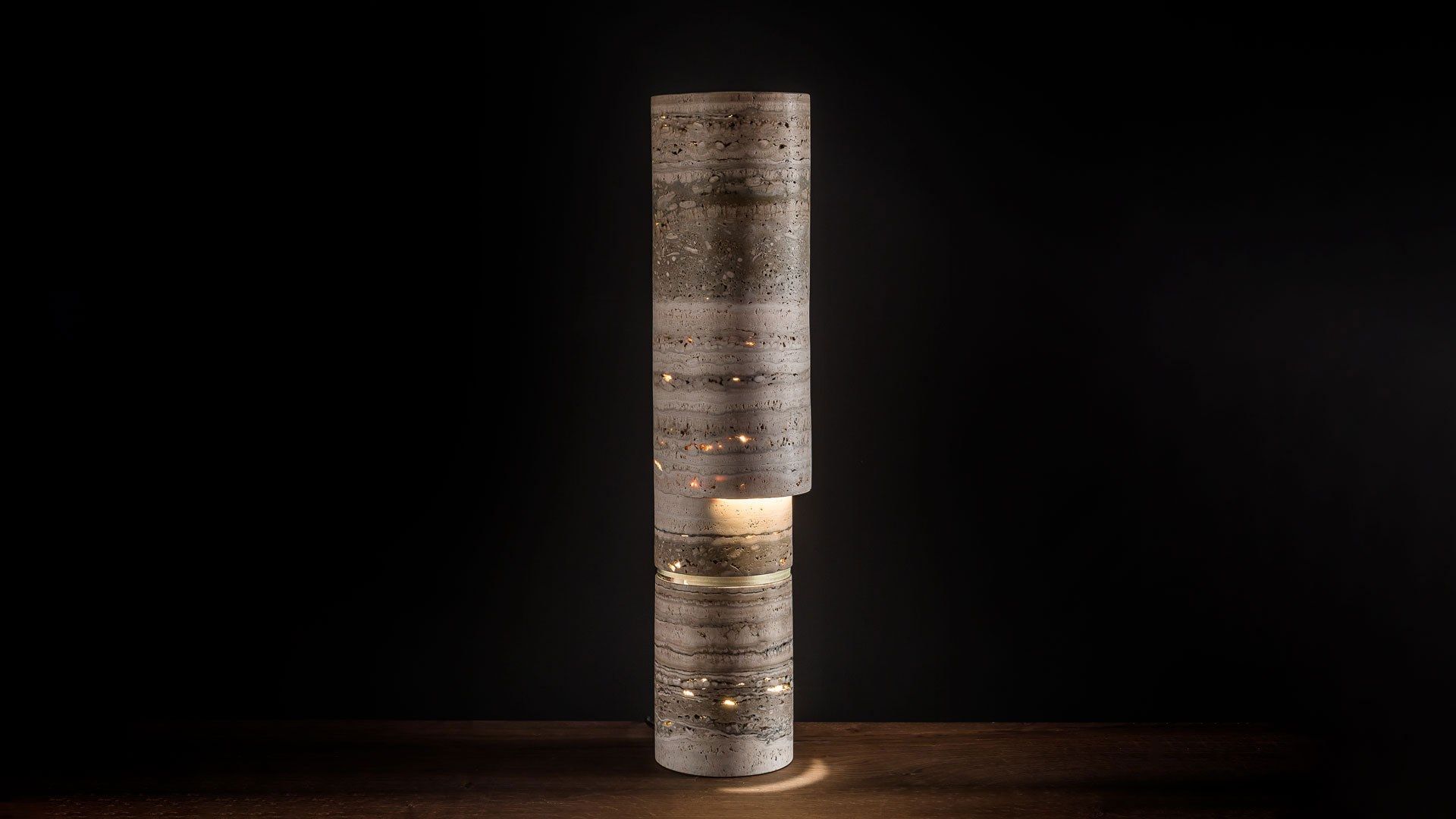 Настольная лампа из травертина от Rapolano Henge тест ARCH-00119327 - Вид №3