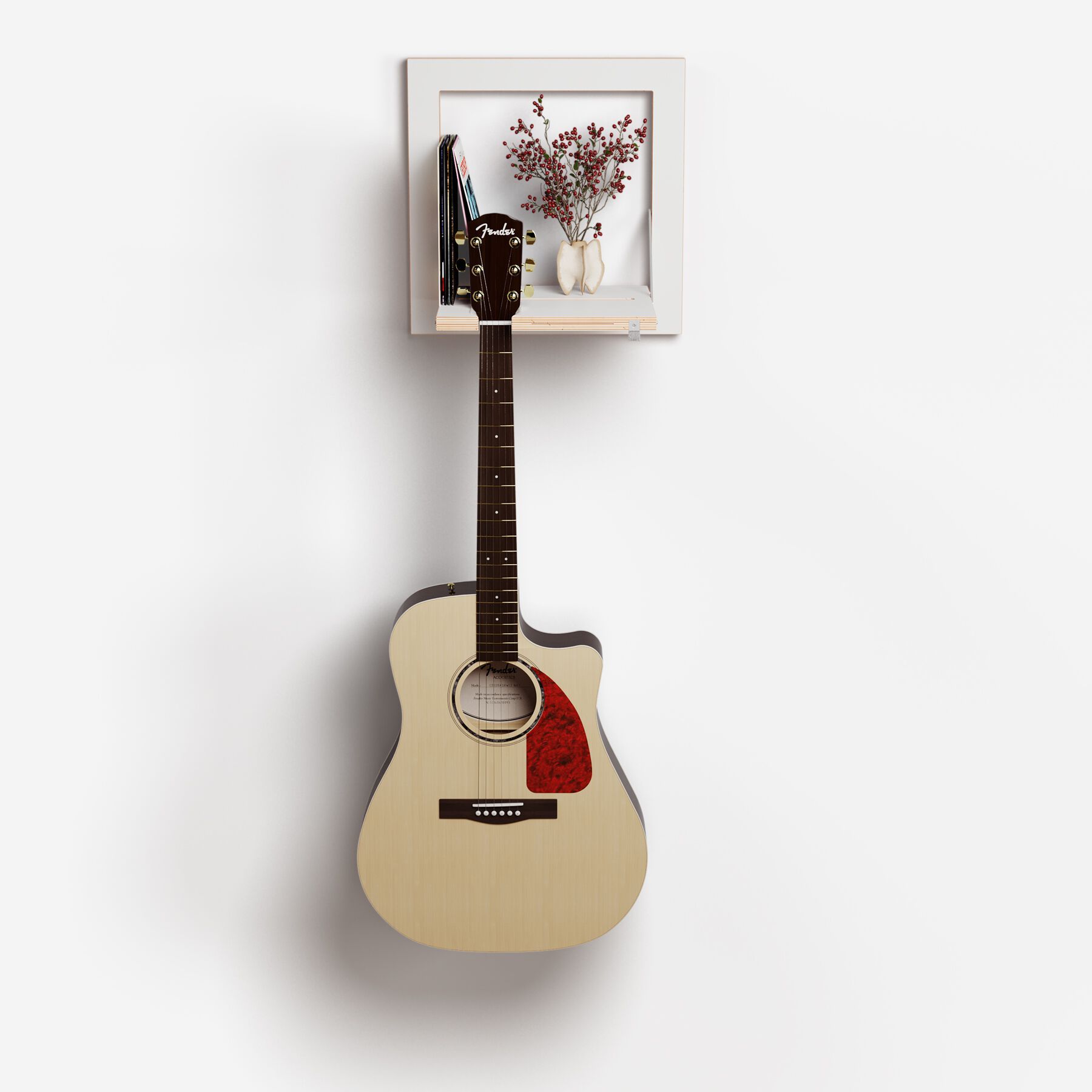 Откидная полка из фанеры AMBIVALENZ Fläpps Guitarhäng 40x40-1 ARCH-00065943 - Вид №5