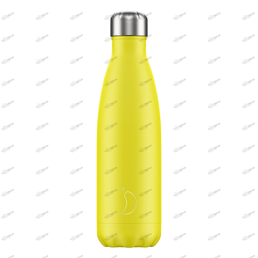 Термос 500 мл желтый Neon Yellow CHILLY'S BOTTLES ДИЗАЙНЕРСКИЕ 00-3948013 Желтый 