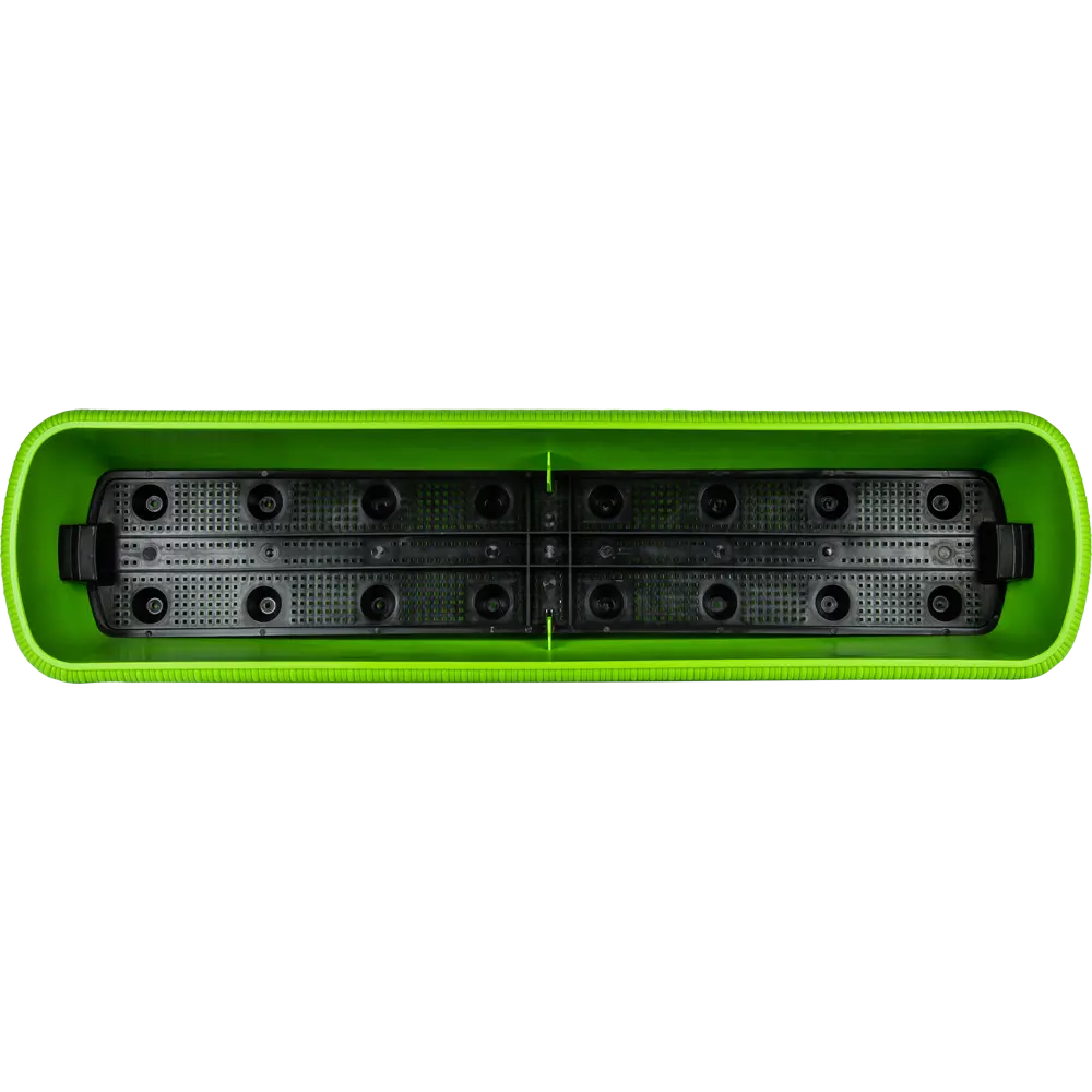 Ящик балконный Жардин 60x20x15.5 см v18 л пластик зелёный ТЕК.А.ТЕК STLM-2044295 - Вид №1