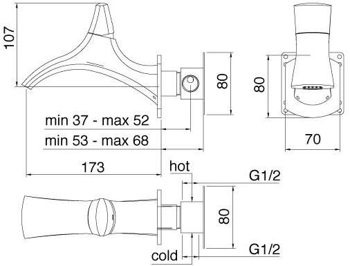 Rubinetterie Treemme Hedo'  0951  - Вид №2