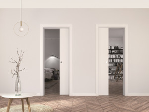 Ламинированная панель для раздвижных дверей с косяками