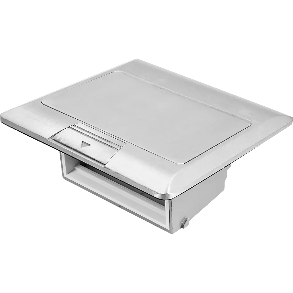 Люк в пол Экопласт 2 поста 45x45 мм под бетон IP40 сталь STLM-2041008 - Вид №1