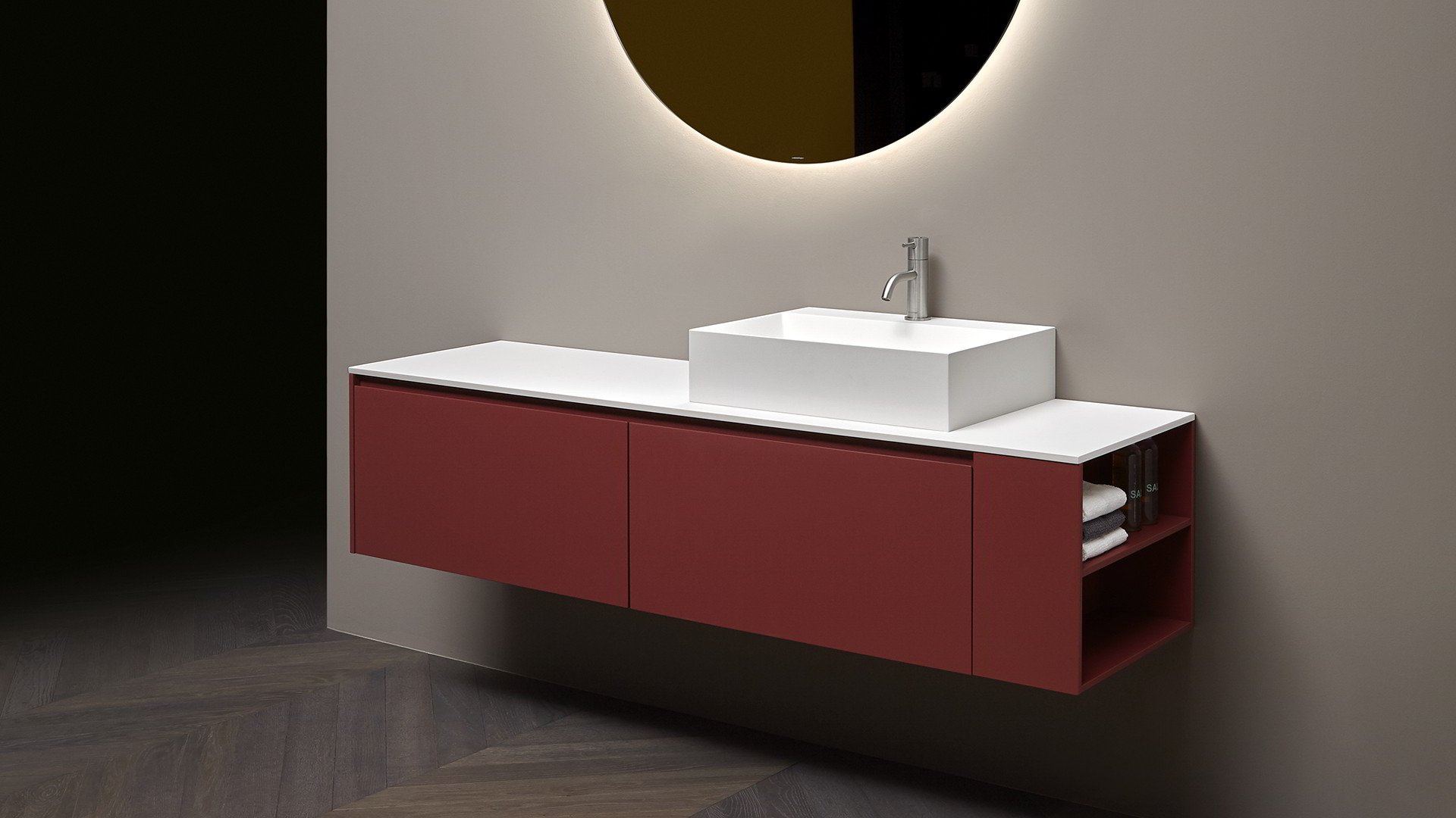 Gestomood Подвесная раковина настенная прямоугольная Antoniolupi  белая  - Вид №11