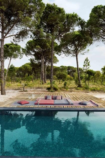 GAN Прямоугольный коврик из полипропилена геометрической формы для улицы Garden layers sun-id-1353062 - Вид №8