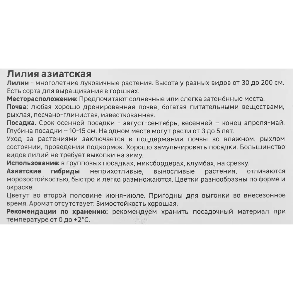 Лилия Geolia азиатская Танго Лайон Харт 86408619 STLM-2007117  - Вид №3