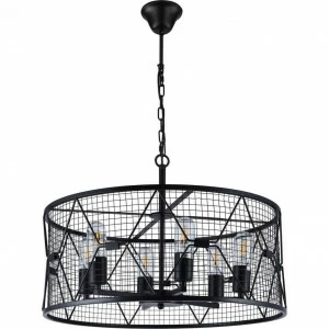 Подвесной светильник металлический черный Walder 3011/02/06P STILFORT ДИЗАЙНЕРСКИЕ, WALDER 00-3889606 Черный